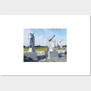 the Kelpies jigsaw puzzle , Helix park, Falkirk jigsaw Posters and Art